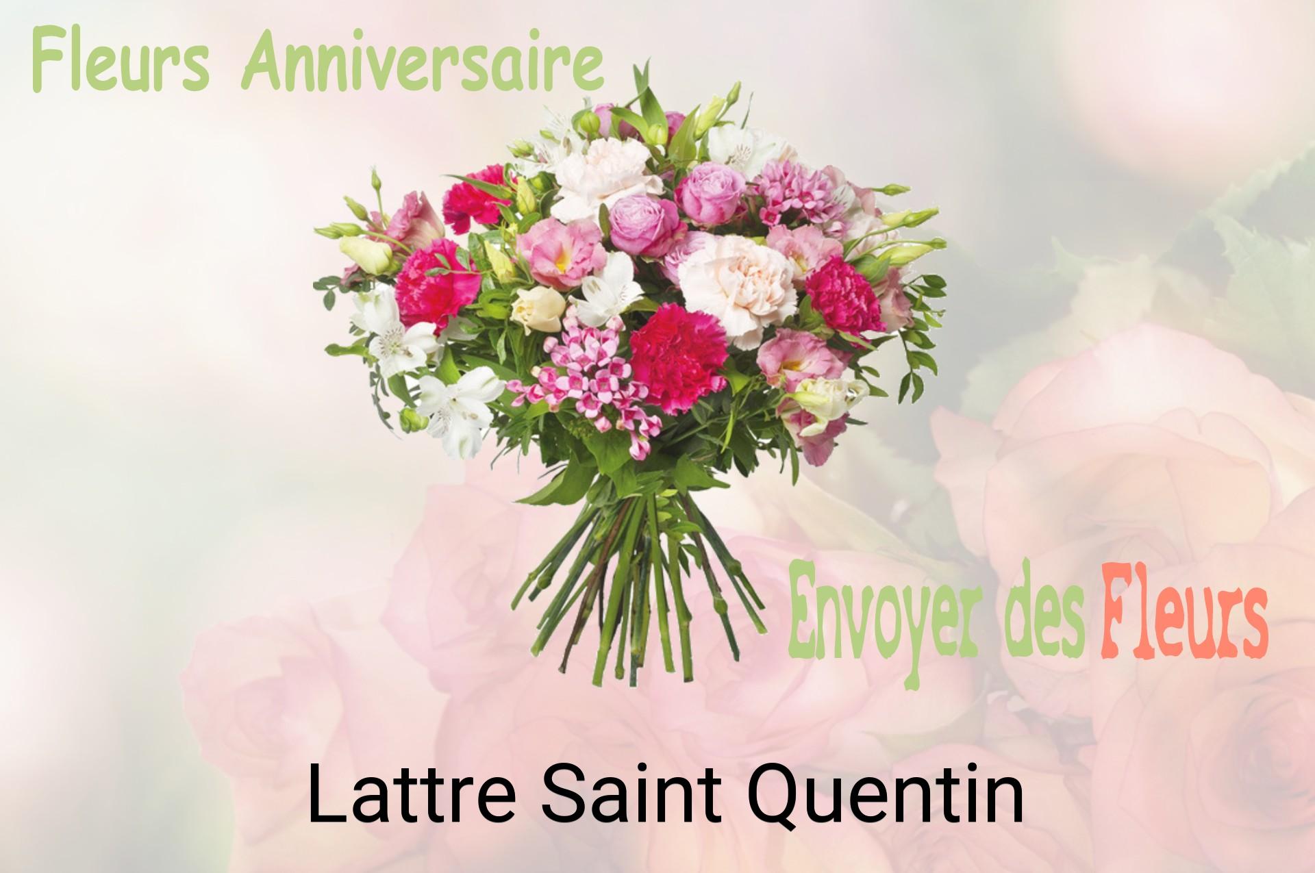 Bouquet de fleurs d’anniversaire livré à Lattre-Saint-Quentin